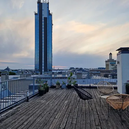 Spacious 82 M2 2 Bedroom Flat And Roof Terrace In The Heart Of ريغا